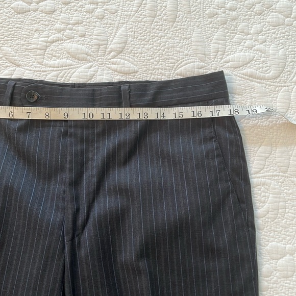 Ben Sherman Black Wool Suit Jacket Windowpane Design - Picture 2 of 16